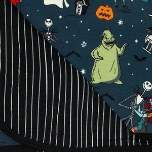NIP Little Sleepies Disney Nightmare Before Christmas Blanket Lrg 50x50 Bamboo